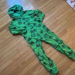 Green Creeper Kids One Piece PJ